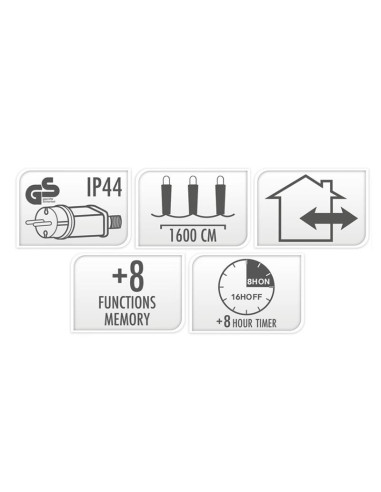 Microcluster - 800 led - 16m - two tone...