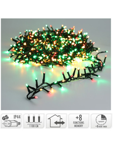 Microcluster - 560 led - 11m - three tone...