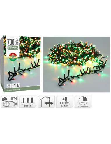 Microcluster - 700 led - 14m - three tone...