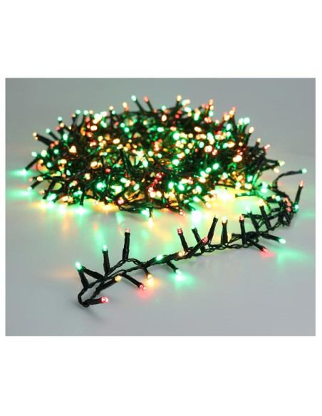 Microcluster - 700 led - 14m - three tone traditional - Timer - Lichtfuncties - Geheugen - Buiten