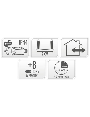 Microcluster - 1800 led - 36m - warm wit -...