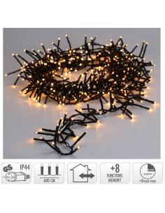 Maxi Cluster Kerstverlichting - 400 led - 6m - extra warm... 2