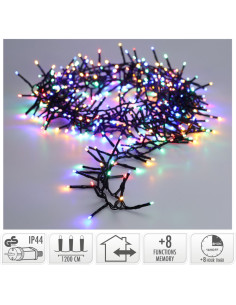 Maxi Cluster Kerstverlichting - 800 led - 12m -... 2