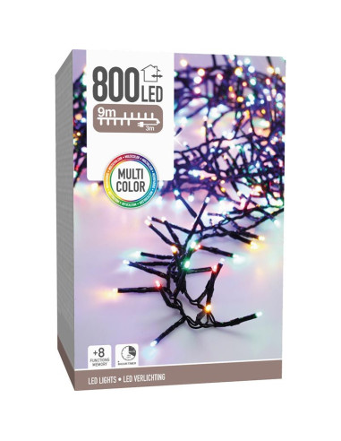 Maxi Cluster Kerstverlichting - 800 led - 12m -...