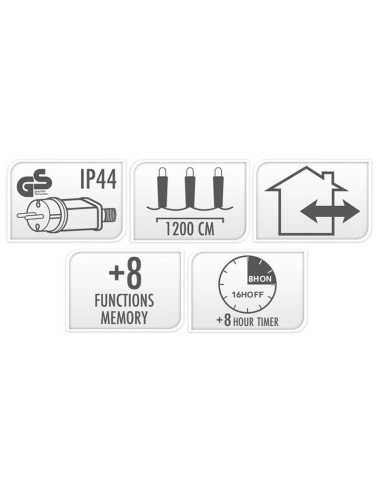 Maxi Cluster Kerstverlichting - 800 led - 12m -...