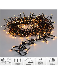 Maxi Cluster Kerstverlichting - 800 led - 12m - extra... 2