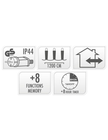 Maxi Cluster Kerstverlichting - 800 led - 12m -...