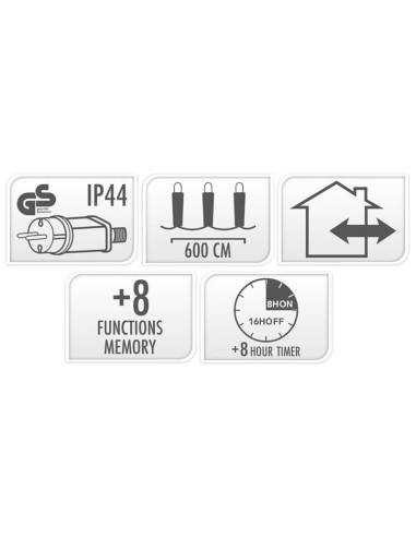 Maxi Cluster Kerstverlichting - 400 led - 6m -...