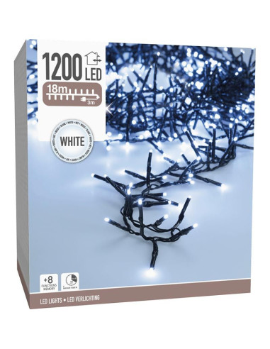 Maxi Cluster Kerstverlichting - 1200 led - 18m...