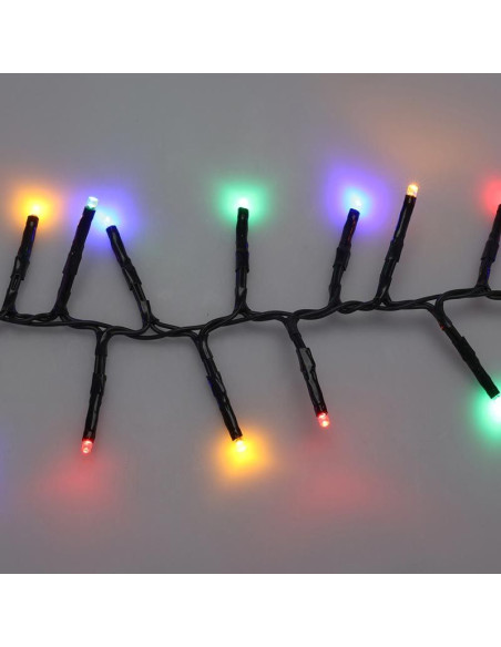 Maxi Cluster Kerstverlichting - 400 led - 6m - multicolor - Timer - Lichtfuncties - Geheugen - Buiten