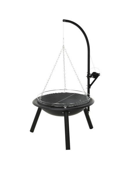 Barbecue Vuurschaal met Grillrooster - Ø55cm - hoogte 100cm