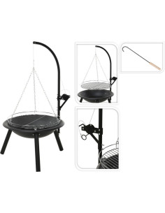 Barbecue Vuurschaal met Grillrooster - Ø55cm - hoogte 100cm 2