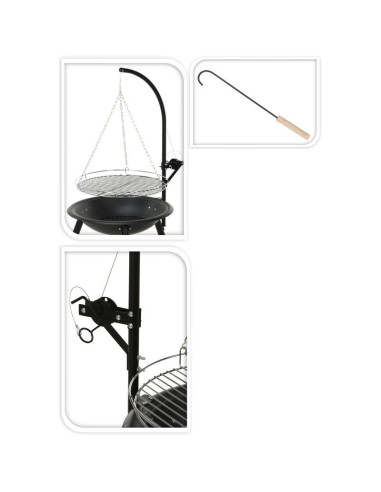 Barbecue Vuurschaal met Grillrooster - Ø55cm -...