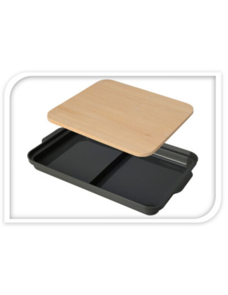 Snijplank met Opvangbak - 37x24cm