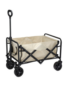 Bolderkar - Vouwbaar - 73x51x92cm - Beige 2