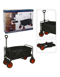 Bolderkar - Vouwbaar - 101x56x104 - Zwart 2