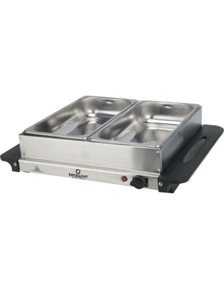 Excellent Electrics Buffetwarmer met Warmhoudplaat - 2x2.4 Liter