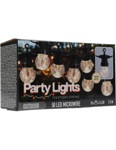 Feestverlichting voor de Tuin - 450cm - warm wit - 10x5... 2