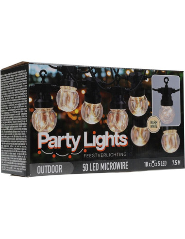 Feestverlichting voor de Tuin - 450cm - warm...