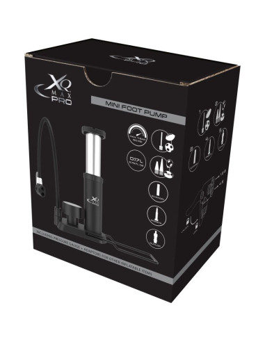 XQ Max Pro Mini Voetpomp met Drukmeter