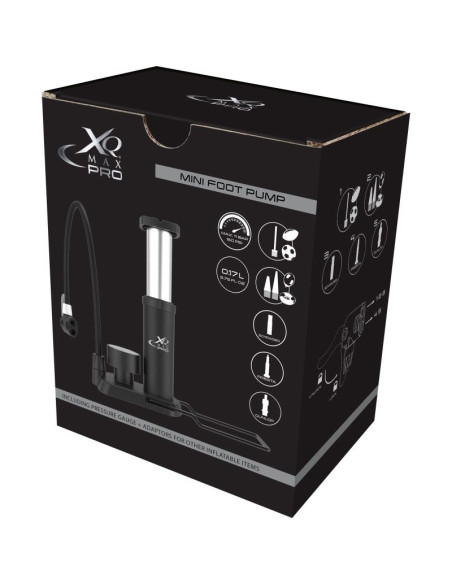 XQ Max Pro Mini Voetpomp met Drukmeter