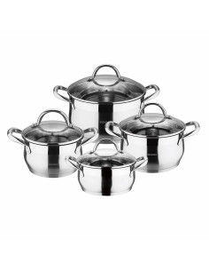 Bergner RVS Pannenset Gourmet - 4 Kookpannen met Deksels... 2