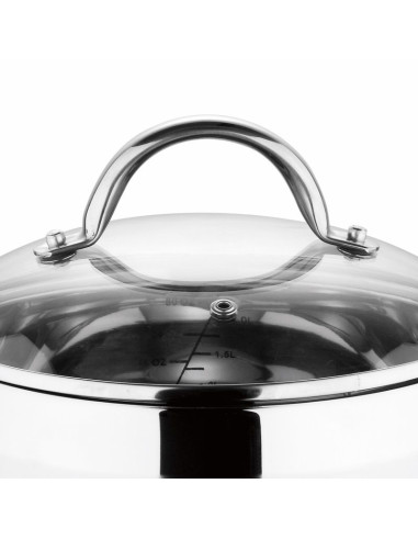 Bergner RVS Pannenset Gourmet - 4 Kookpannen...