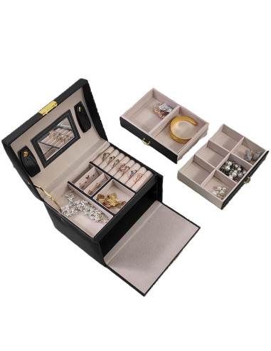 Ceruzo Sieradendoos met Spiegel - Juwelenkistje...