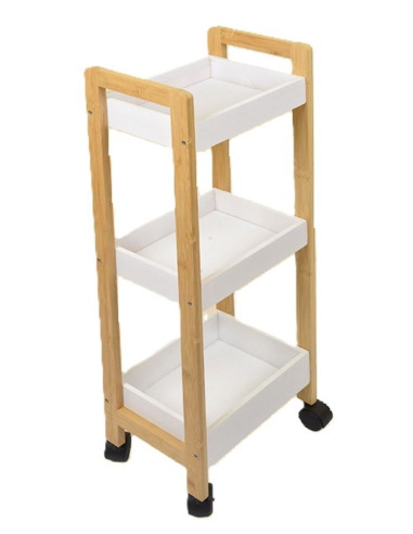 Ceruzo Opbergtrolley - Verrijdbaar Keukenrek -...