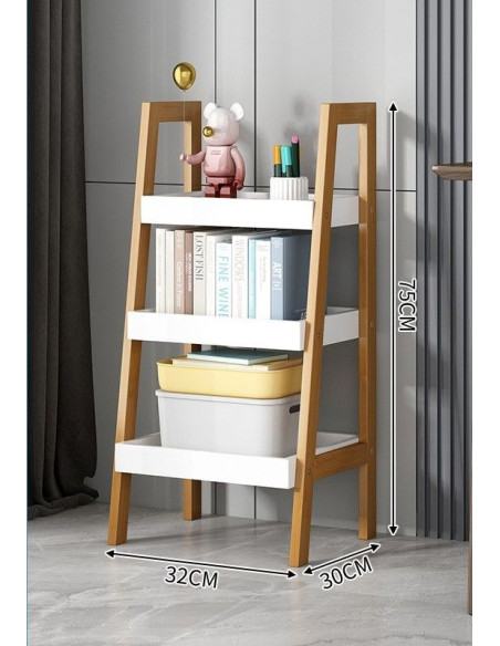 Ceruzo Wandrek met Schappen - 75 cm