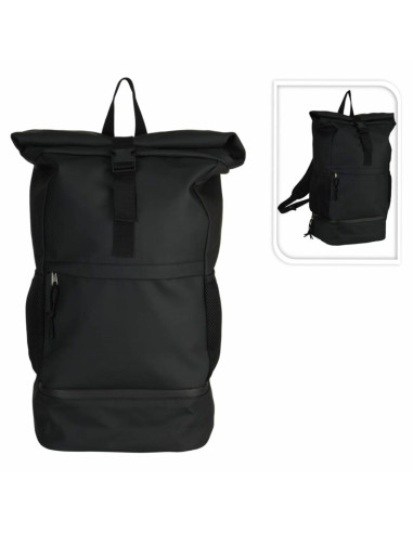 Rugzak neopreen zwart - 65x29x19 cm - 35 liter