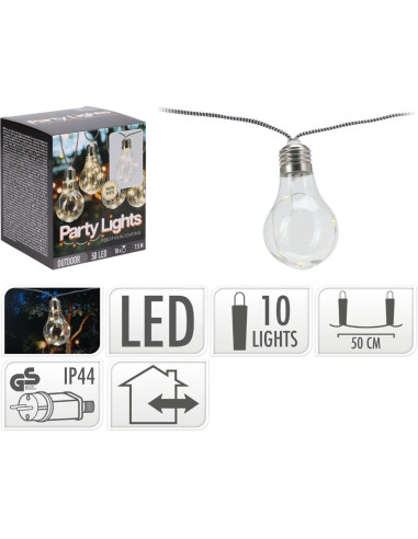 Feestverlichting voor de Tuin - 450cm - warm...