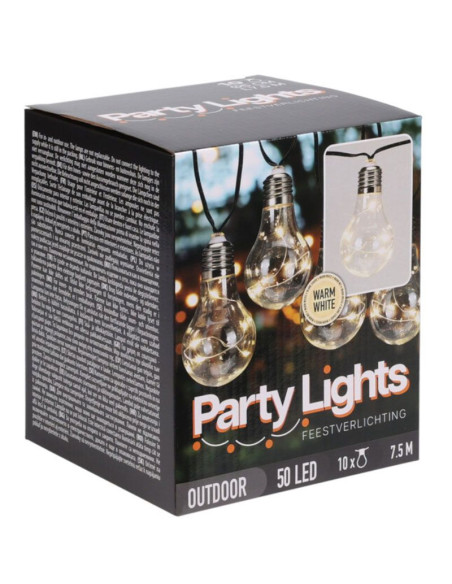 Feestverlichting voor de Tuin - 450cm - warm wit - 10x5 LED