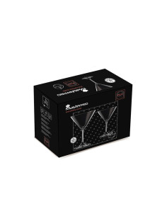 Masterpro Cocktailglazen - 35cl - Kristalglas - 2 stuks 2