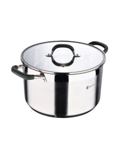 Bergner Midnight RVS Soeppan met  Deksel - Inductie -...