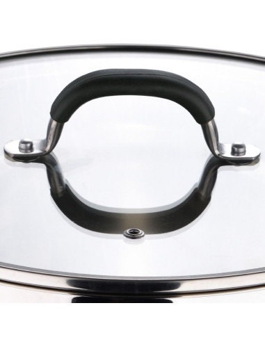 Bergner Midnight RVS Soeppan met  Deksel -...