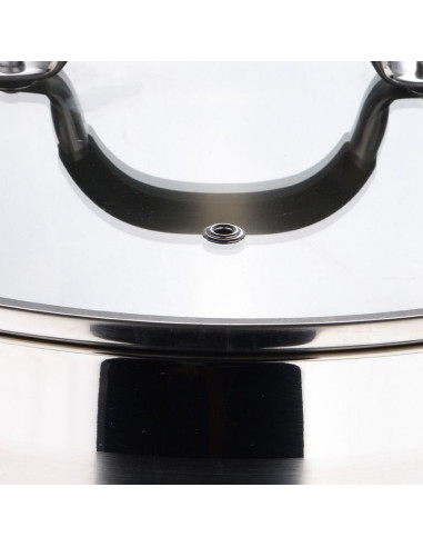 Bergner Midnight RVS Soeppan met  Deksel -...