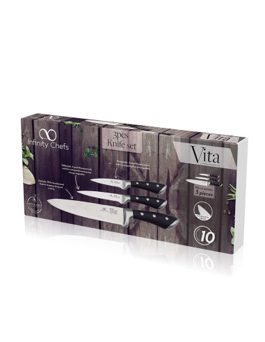 Infinity Chefs Vita Messenset - roestvrijstaal