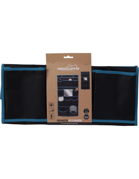 Redcliffs Tentorganizer met Spiegel - 11 Vakken - 45x90cm