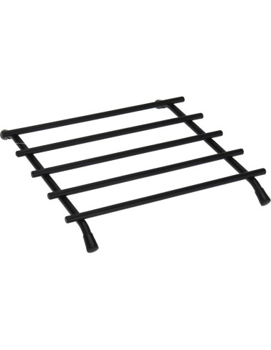 2x Pannenonderzetter - staal - 20x20cm