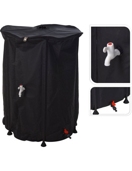 Regenton 500 liter - vouwbaar - 80x100cm