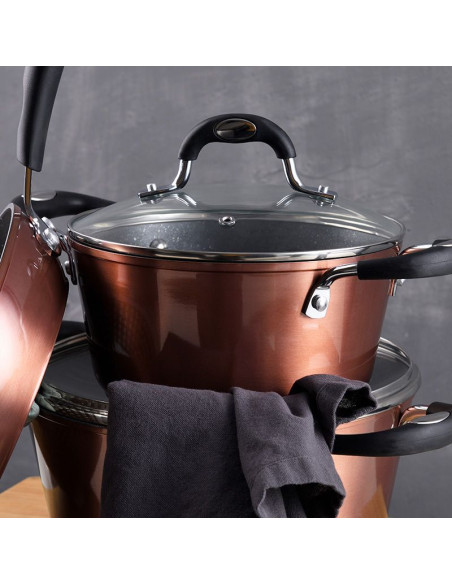 Bergner Pannenset Copperplus -inductie - 5delig