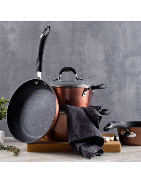 Bergner Pannenset Copperplus -inductie - 5delig