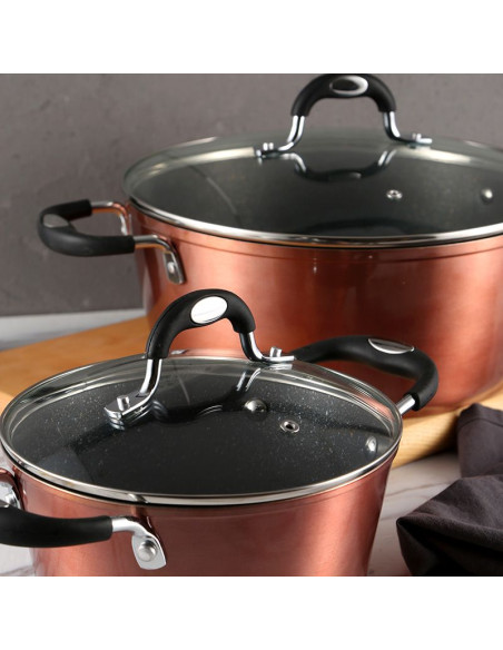 Bergner Pannenset Copperplus -inductie - 5delig