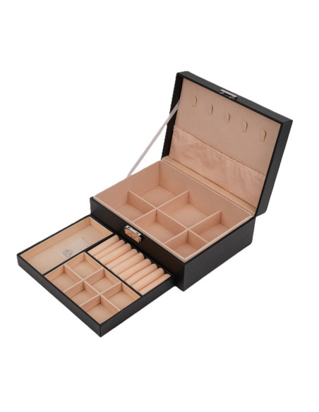 Ceruzo Sieradendoos - 2 Lagen - Juwelendoos - Organizer