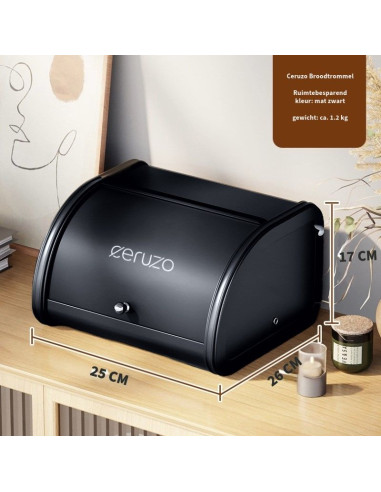 Ceruzo Broodtrommel - met Schuifdeksel - 25cm -...