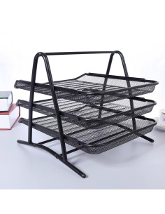 Ceruzo Brievenbak  3 Vakken - met 3 uitschuifbare Lagen -...