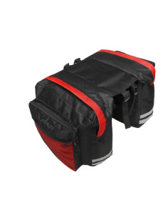 Ceruzo Dubbele Fietstas - 30 Liter - Rood