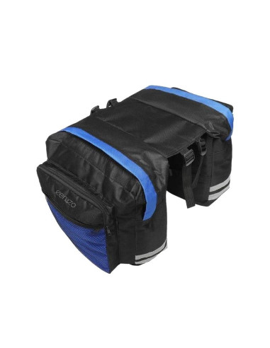 Ceruzo Dubbele Fietstas - 30 Liter - Blauw