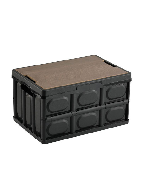 Ceruzo Opbergkrat met afneembaar houten Deksel - Vouwkrat